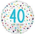 40th Birthday 18 Inch Mylar #104