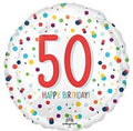 50th Birthday 18 Inch Mylar #105