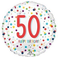 50th Birthday 18 Inch Mylar #105