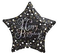 Happy Birthday Star 18 Inch Mylar #125