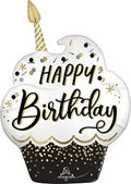 Happy Birthday Cupcake Large Mylar #128