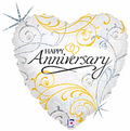 Happy Anniversary 18 Inch Mylar #130