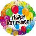 Happy Retirement 18 Inch Mylar #140