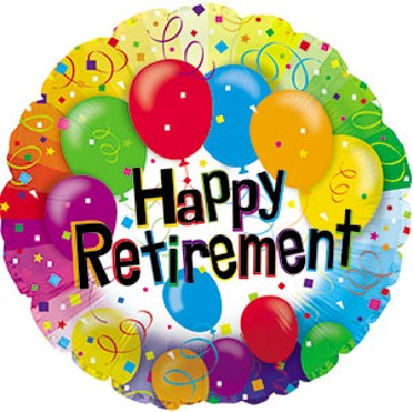Happy Retirement 18 Inch Mylar #140