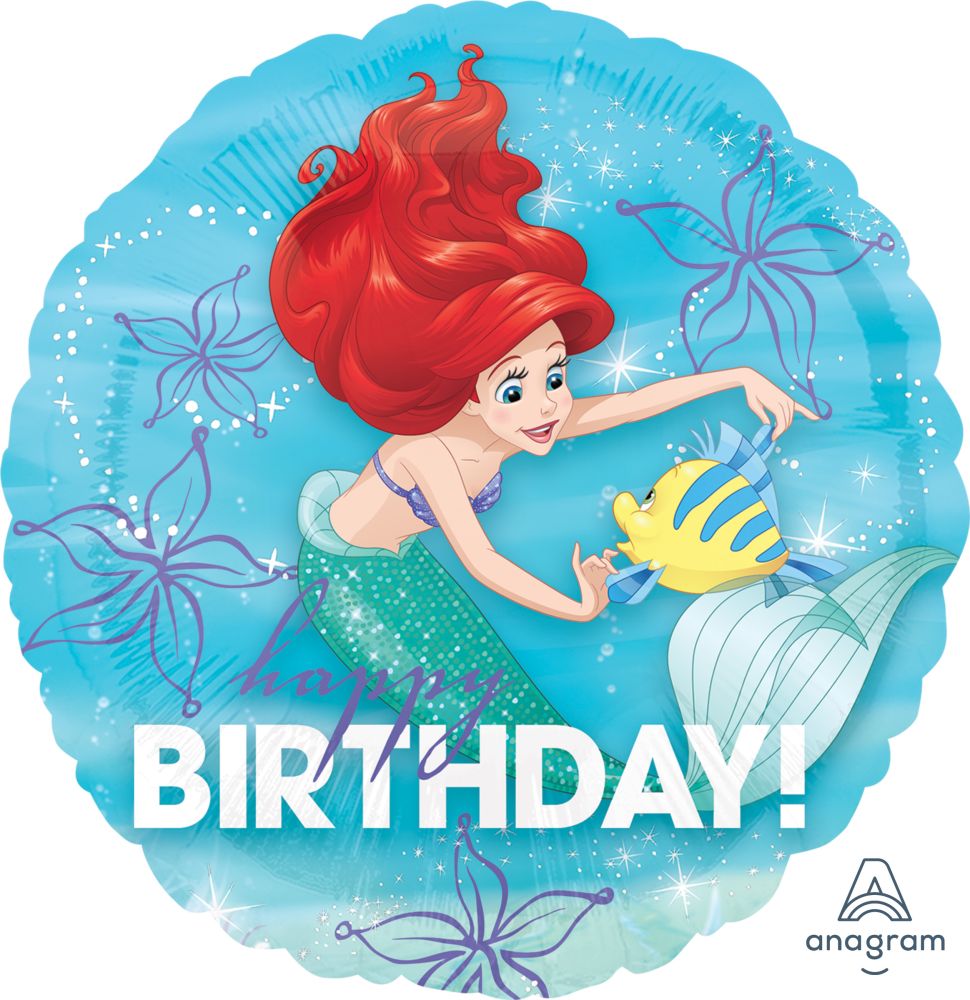 Happy Birthday Arial 18 Inch Mylar #144