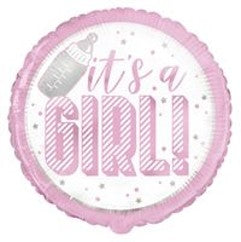 It's A Girl 18 Inch Mylar #145