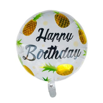Happy Birthday Pineapple 18 Inch Mylar #151