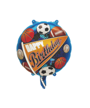 Happy Birthday Sports 18 Inch Mylar #172