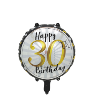 Happy 30th Birthday 18 Inch Mylar #178