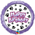 Happy Birthday Paw 18 Inch Mylar #19
