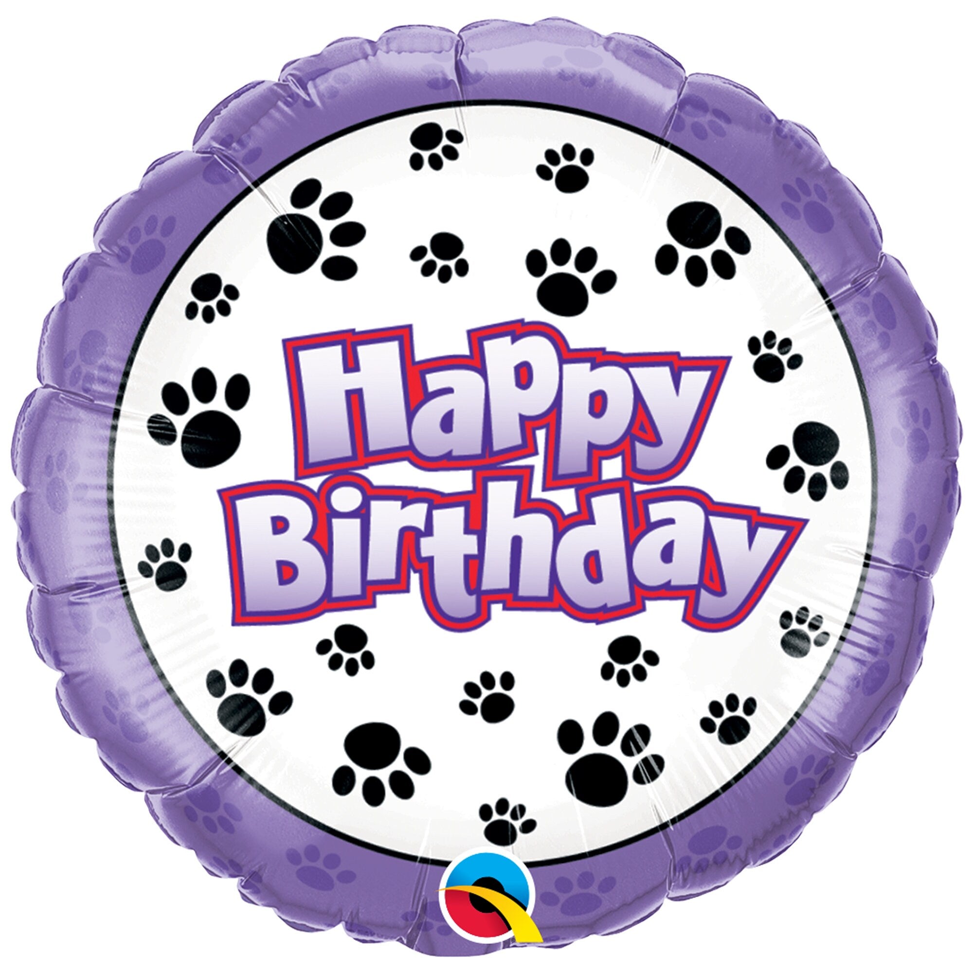Happy Birthday Paw 18 Inch Mylar #19