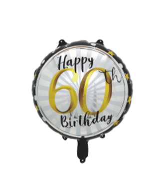 Happy 60th Birthday 18 Inch Mylar #191