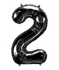 Black #2 Mylar 34 Inch