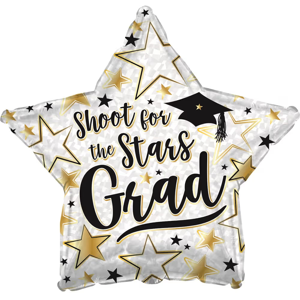 18 Inch Star Grad Mylar #476