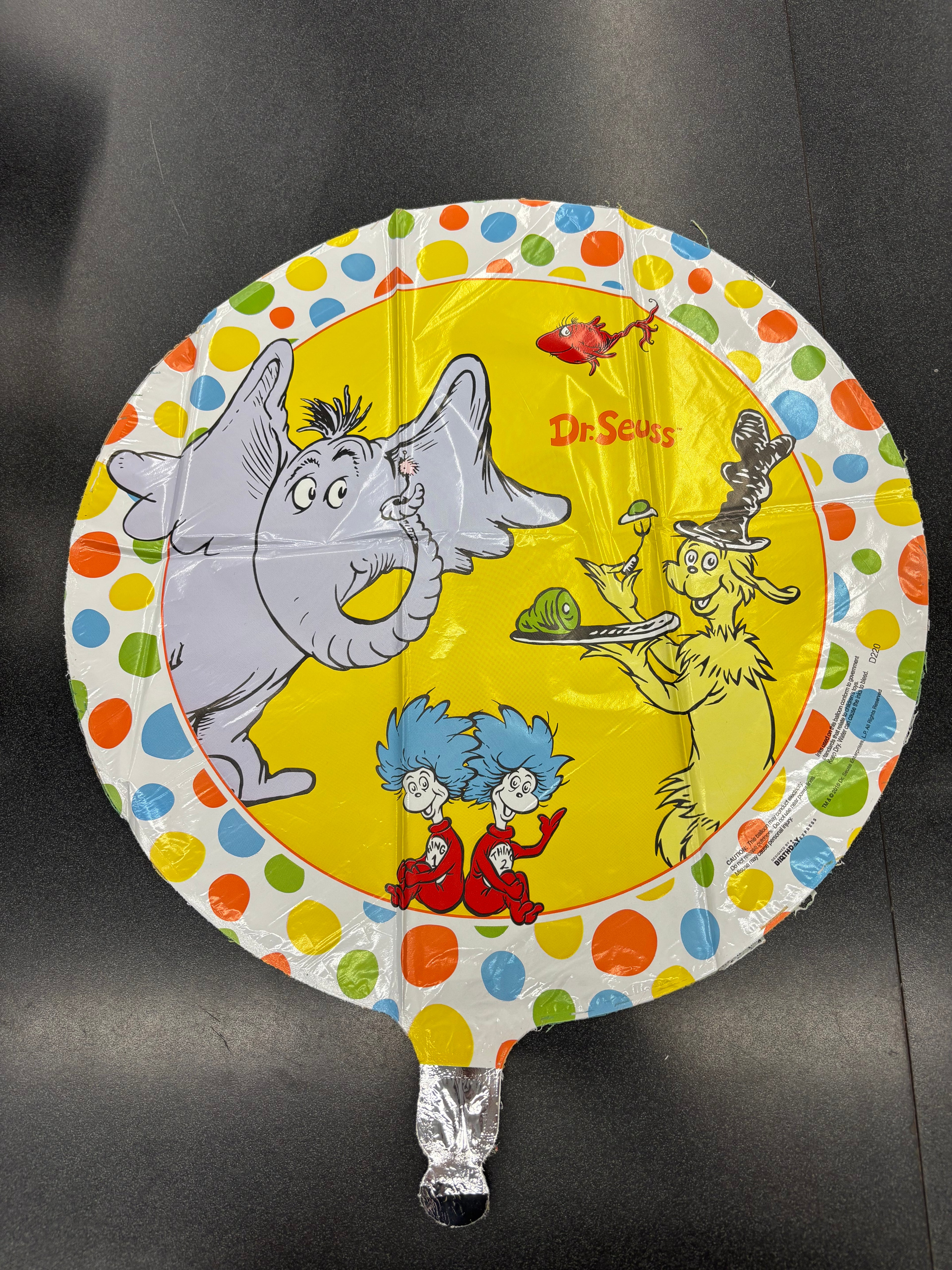 Dr. Seuss 18 Inch Mylar #87
