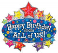 Happy Birthday From All of Us Large Mylar #236