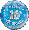 Happy 16th Birthday 18 Inch Mylar #245