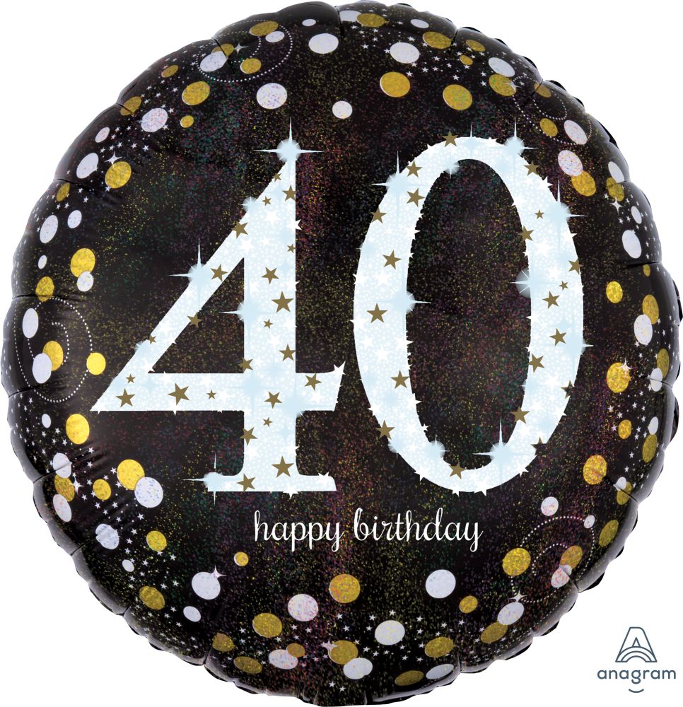 40th Birthday 18 Inch Mylar #267