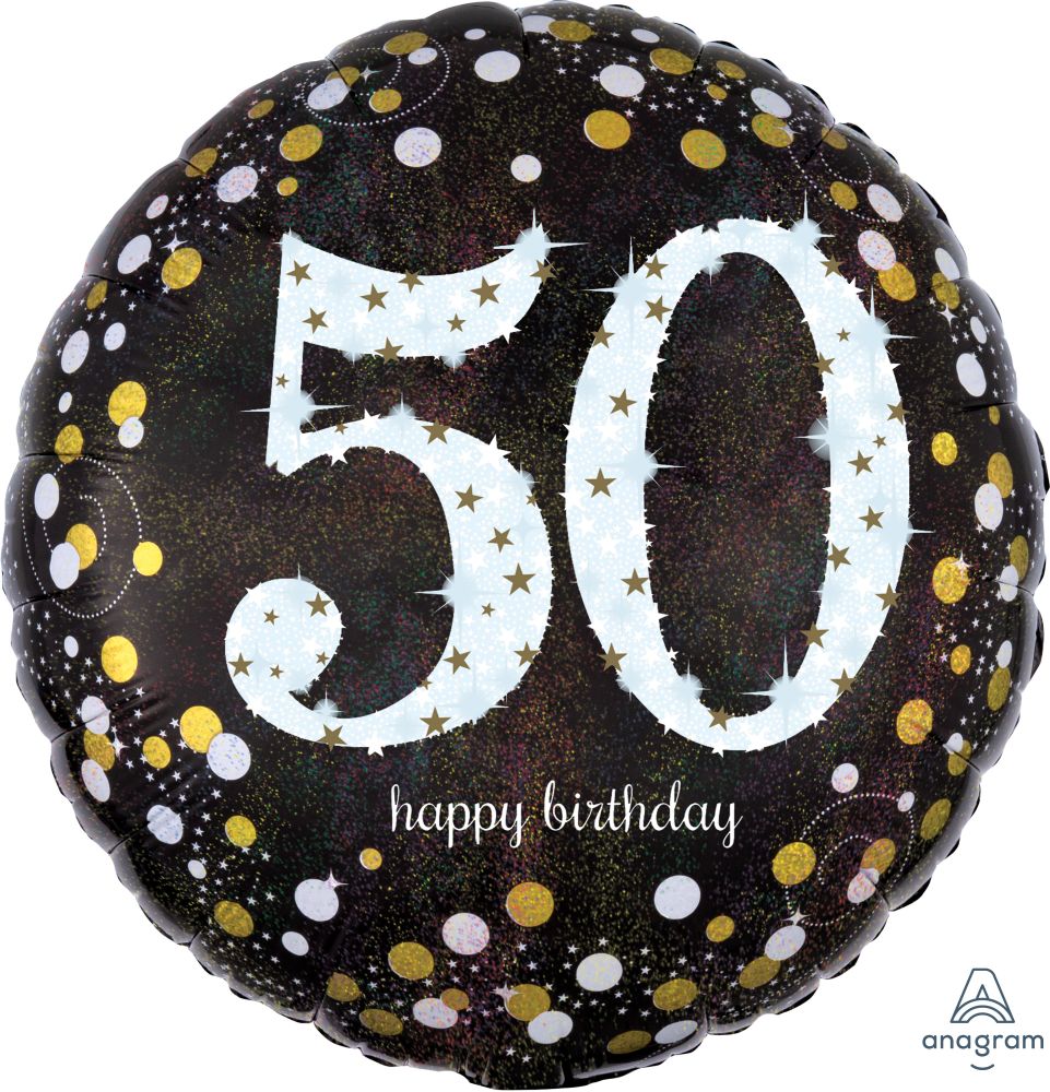 50th Birthday 18 Inch Mylar #270