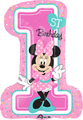 Minnie Mouse 1st Birthday Large Mylar #271