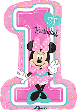 Minnie Mouse 1st Birthday Large Mylar #271