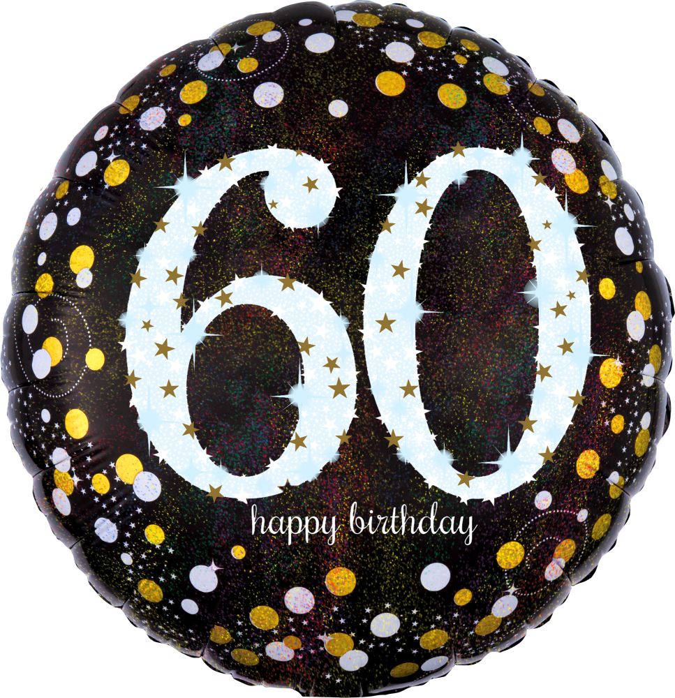 60th Birthday 18 Inch Mylar #273