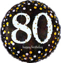 80th Birthday 18 Inch Mylar #278