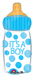 It's A Boy Bottle 18 Inch Mylar #284