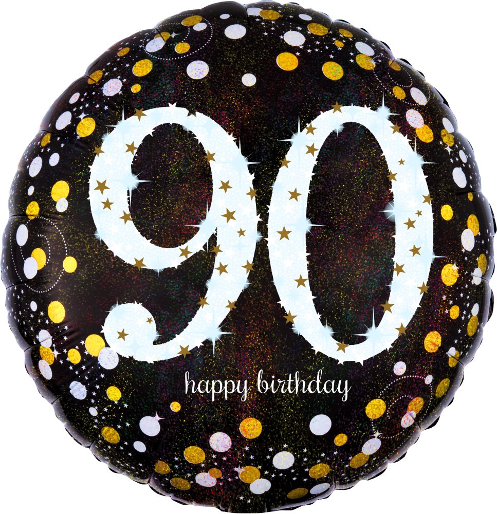 90th Birthday 18 Inch Mylar #285