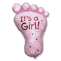 It's A Girl Foot Large Mylar #286