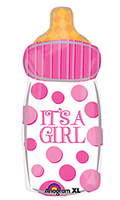 It's A Girl Bottle 18 Inch Mylar #287