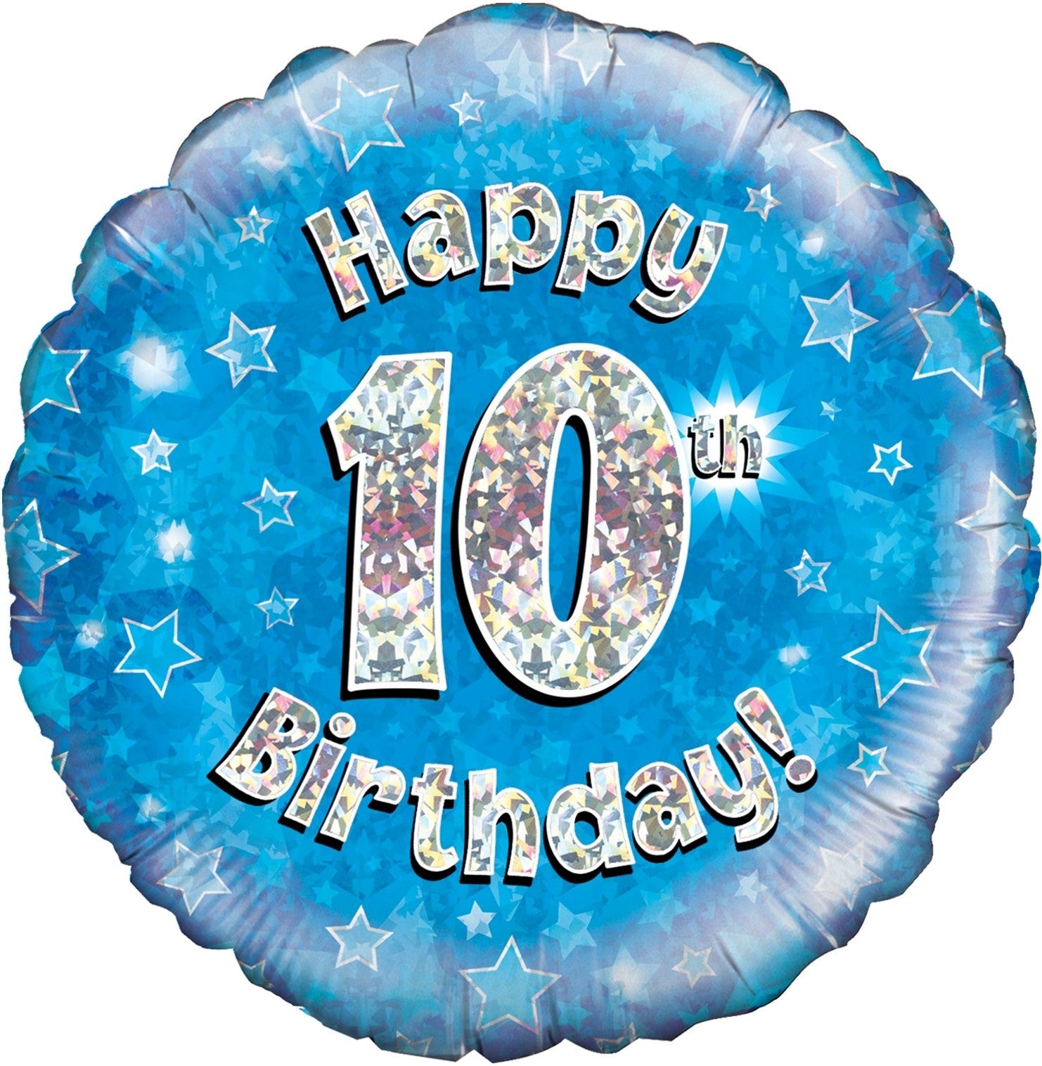 Happy 10th Birthday 18 Inch Mylar #306