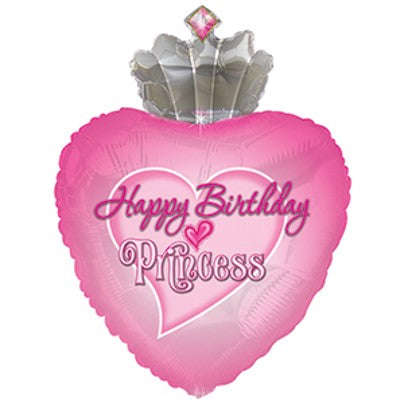 Happy Birthday Princess 18 Inch Mylar #310