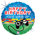 Happy Birthday Gaming 18 Inch Mylar #320