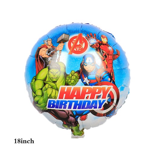 Happy Birthday Avengers 18 Inch Mylar #329