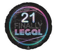 21 Finally Legal 18 Inch Mylar #335