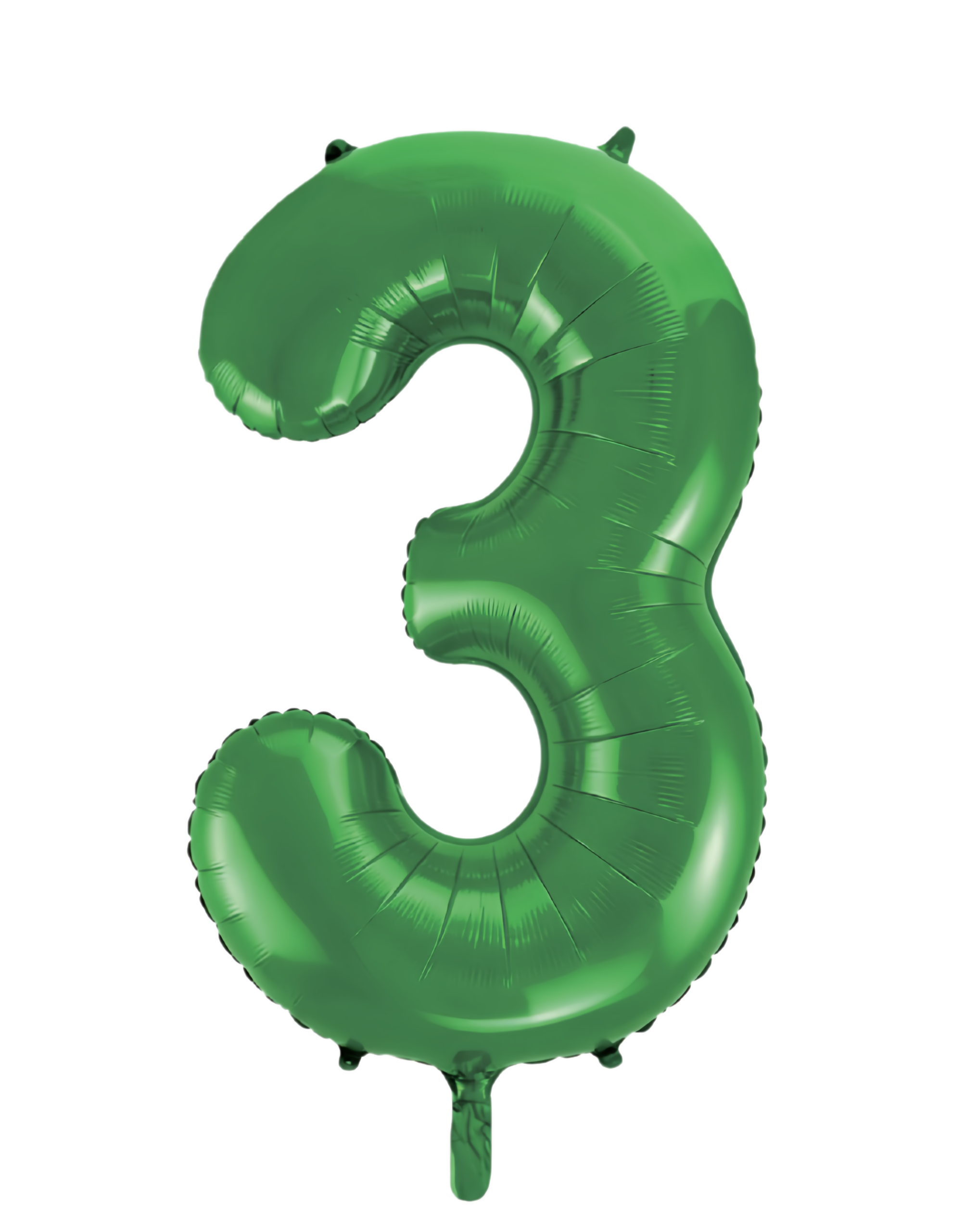 Green #3 Mylar 34 Inch