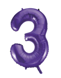Purple #3 Mylar 34 Inch