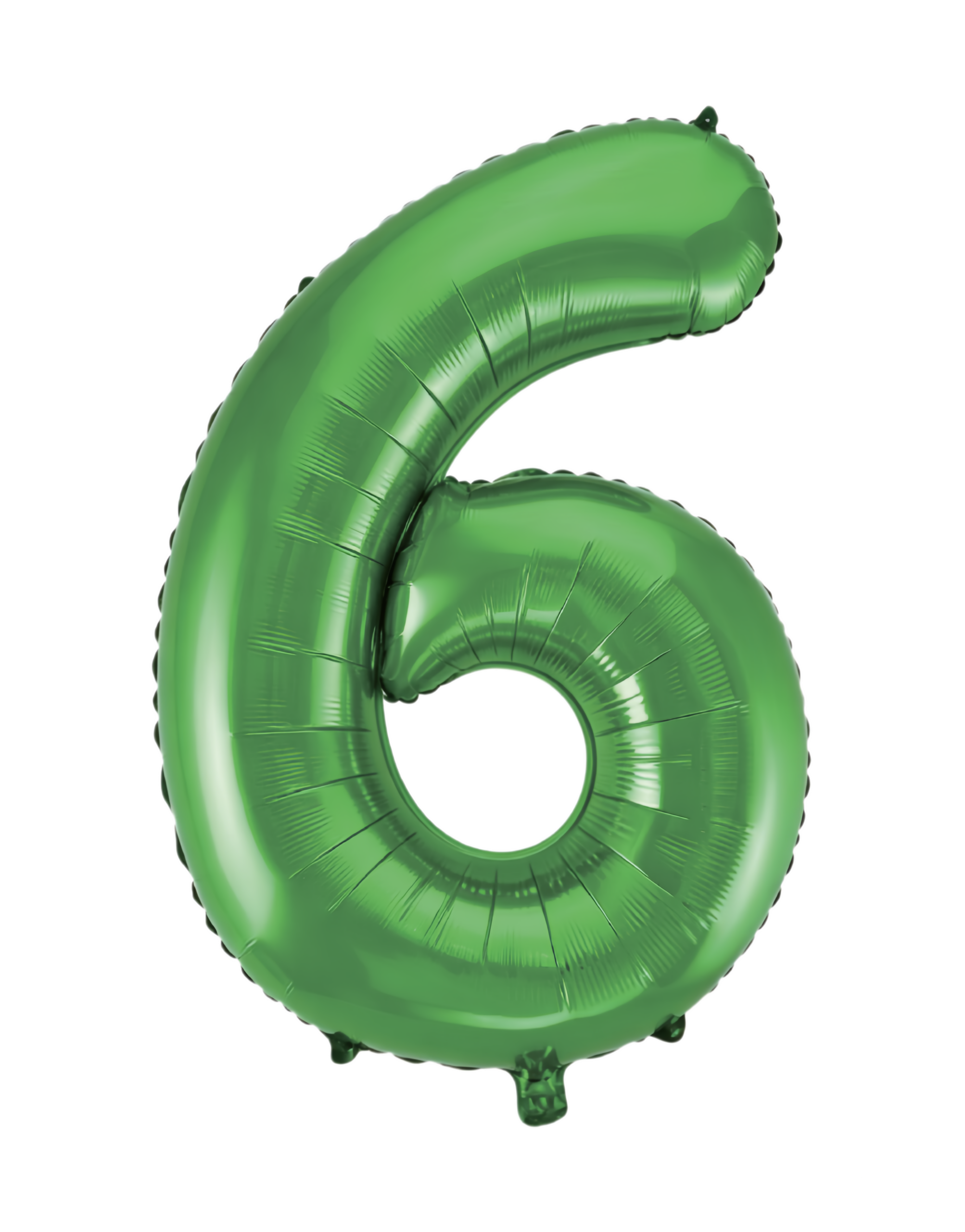 Green #6 Mylar 34 Inch