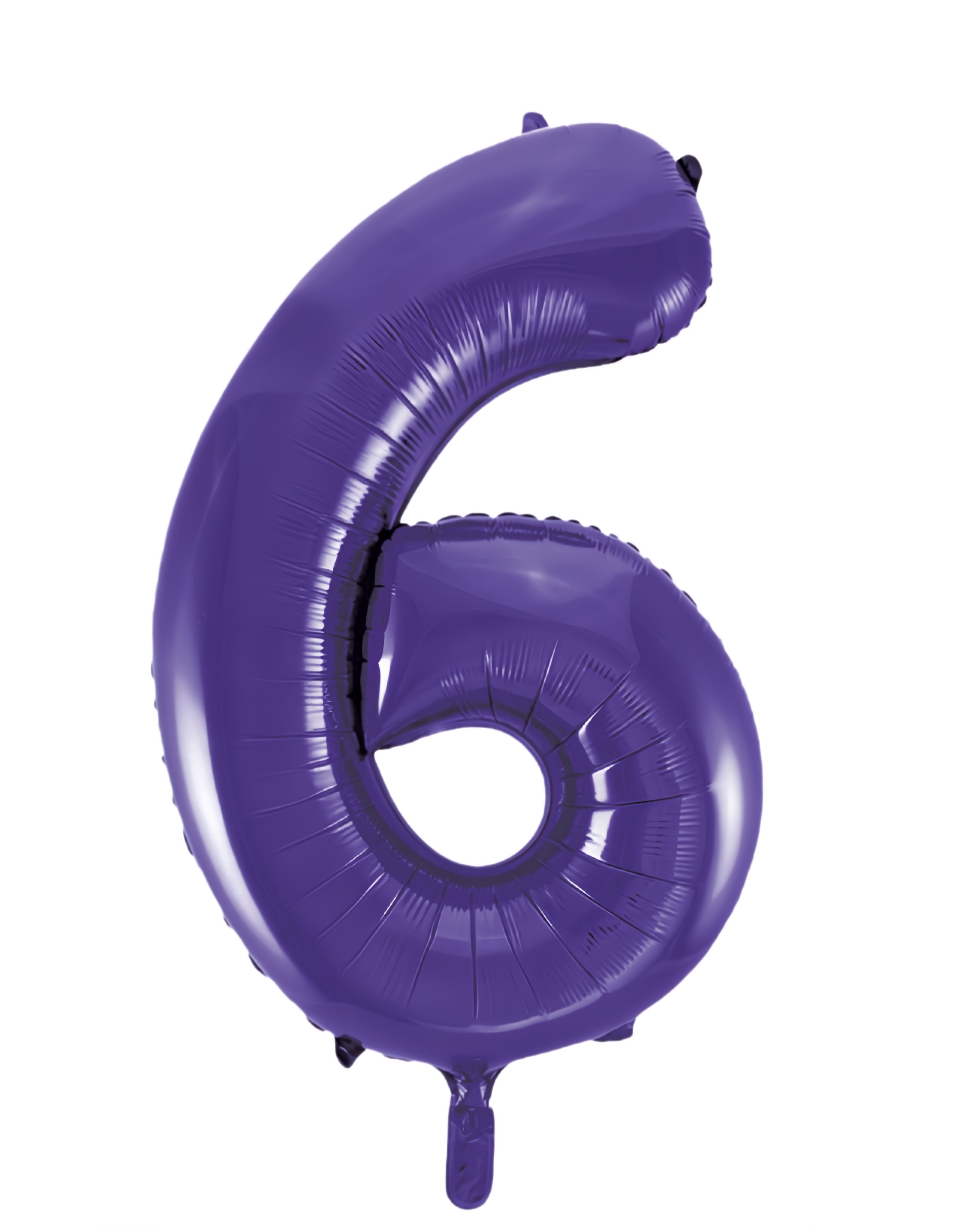 Purple #6 Mylar 34 Inch