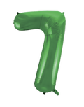 Green #7 Mylar 34 Inch