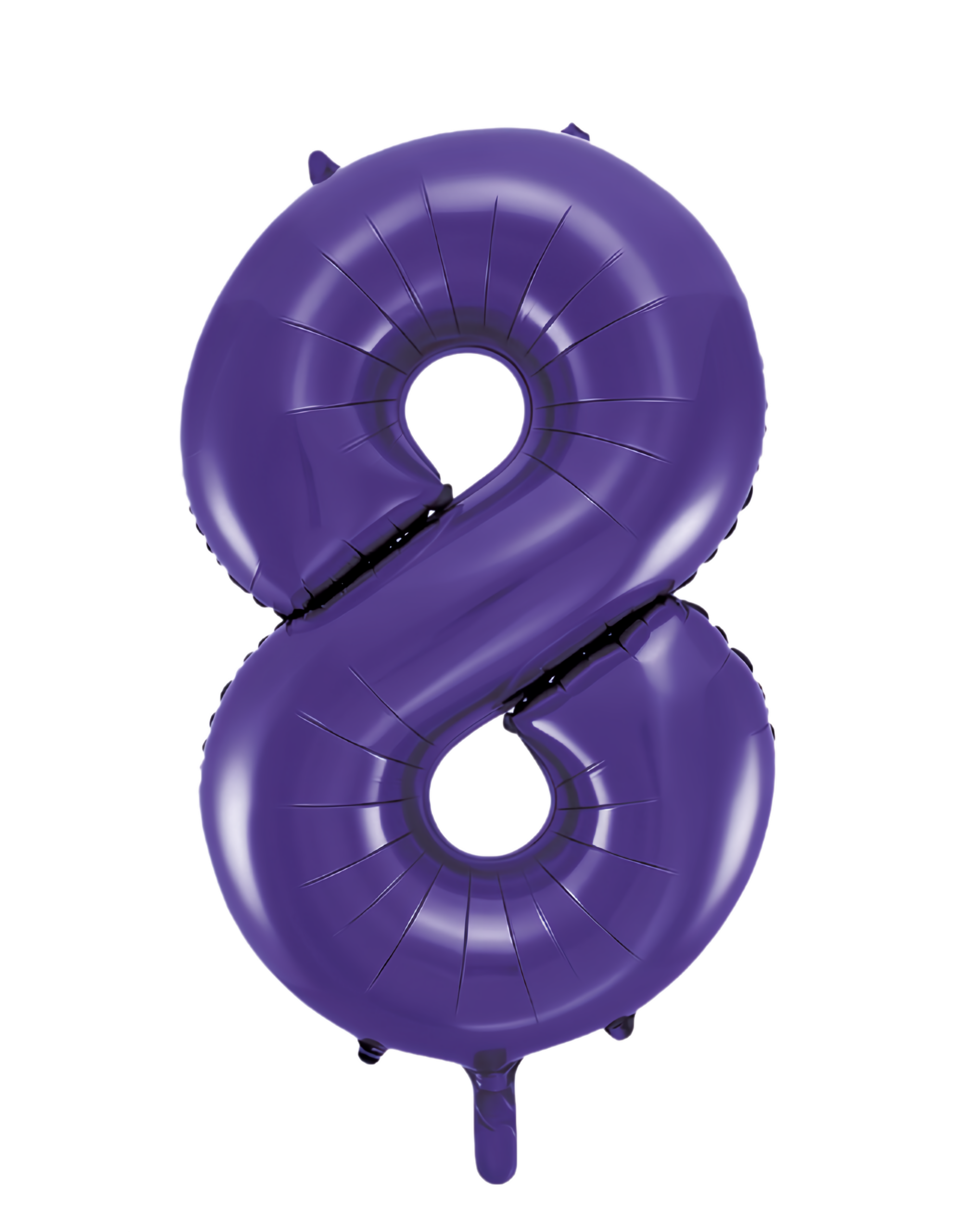 Purple #8 Mylar 34 Inch