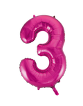 Fuchsia #3 Mylar 34 Inch