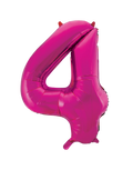 Fuchsia #4 Mylar 34 Inch