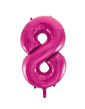 Fuchsia #8 Mylar 34 Inch