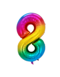 Ombre #8 Mylar 34 Inch