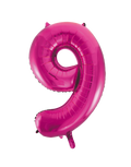 Fuchsia #9 Mylar 34 Inch