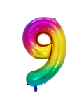 Ombre #9 Mylar 34 Inch