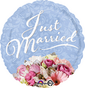 Just Married 18 Inch Mylar #346