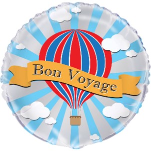 Bon Voyage 18 Inch Mylar #358